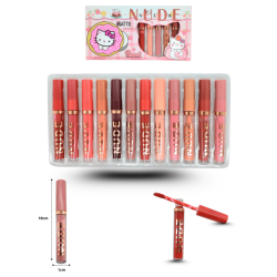 lip gloss NUDE colores surtidos caja sweet kitty C/12 CC-118