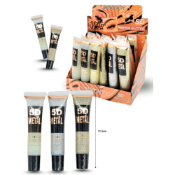 sombra líquida con glitter 5D METAL C/24 R23G-58 o XL4-116