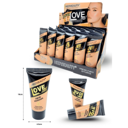 maquillaje liquido HEDY BEAUTY love me 50ml C/24 MW67-1H-13 o F-0013