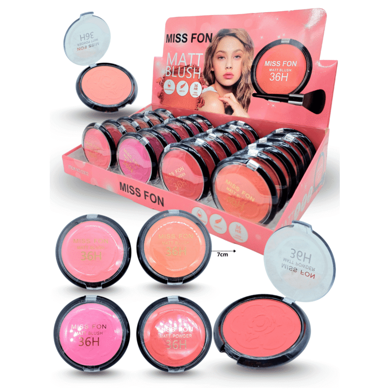 rubor compacto para rostro C/24 25C-76