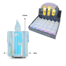 vela led 6.5x4cm C/24 F2863