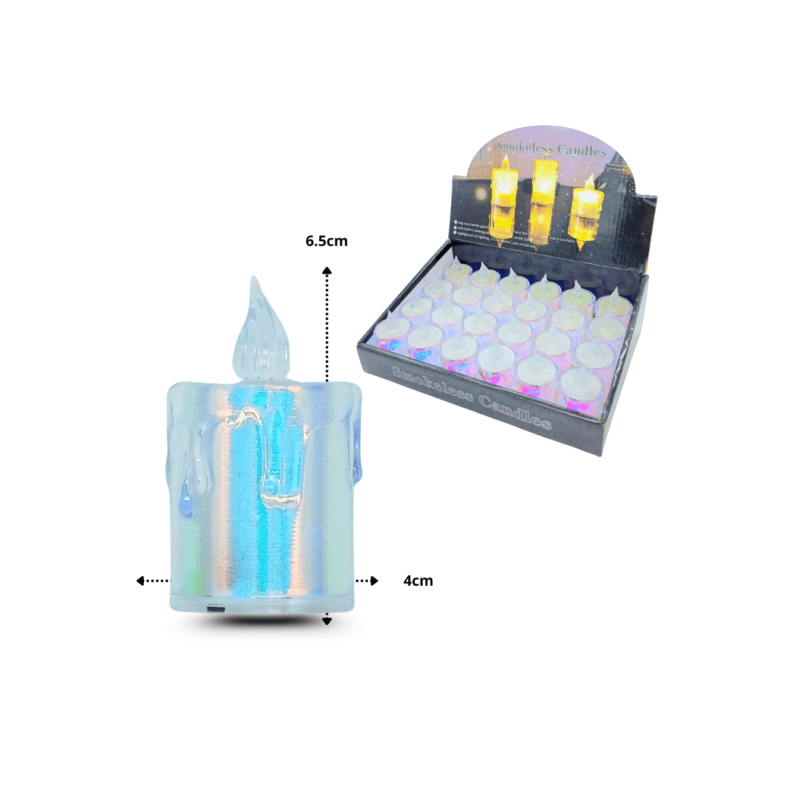 vela led 6.5x4cm C/24 F2863