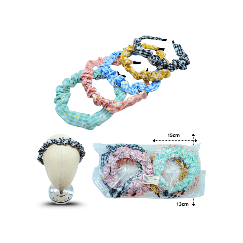 diadema tela corrugada estampada C/20 25F-2