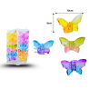pinza mariposa cristal translucida colores degradados C/12 EO2307112