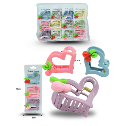 pinza corazón con cerezas C/12 25I-8