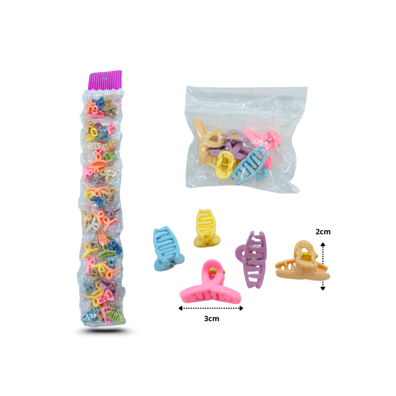 mini pinza en tira set 5 pzas C/10 1240-1A-1