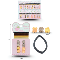 piojos 8 pzas con liga licra 5 pzas set 13 pzas C/12 RM110-2A-4