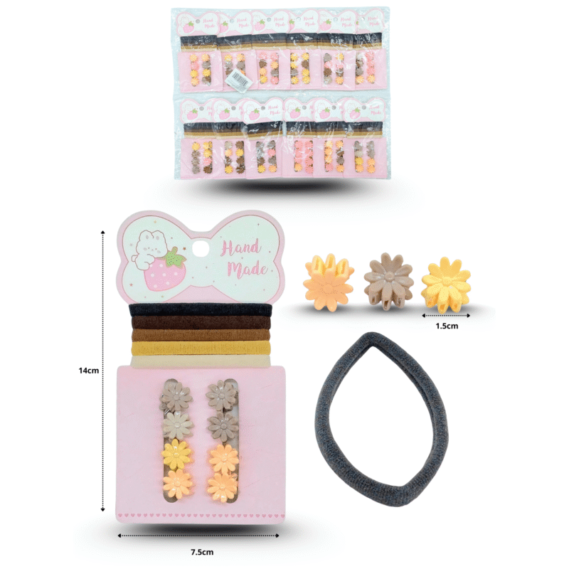 piojos 8 pzas con liga licra 5 pzas set 13 pzas C/12 RM110-2A-4