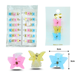 pinza mini mariposa azúcar set 3 pzas C/12 25C-138