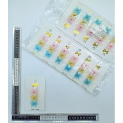 pinza mini mariposo azúcar set 3 pzas C/12 ZD-88