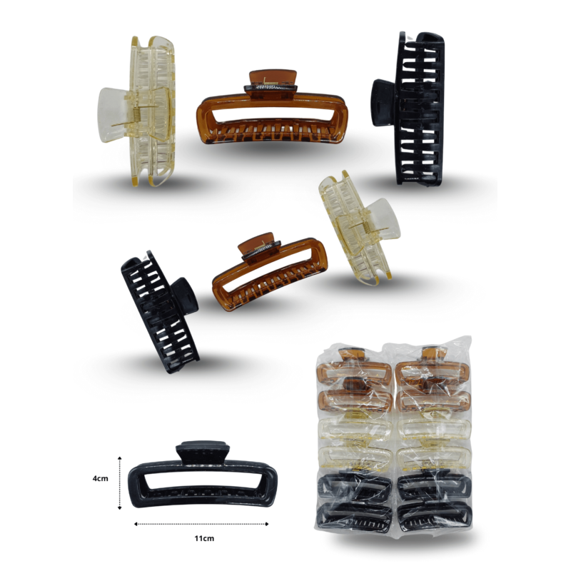 pinza rectangular hueca 10cm C/12 EEO23382