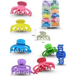 pinza araña colores vivos mate 7cm C/12 EEO703