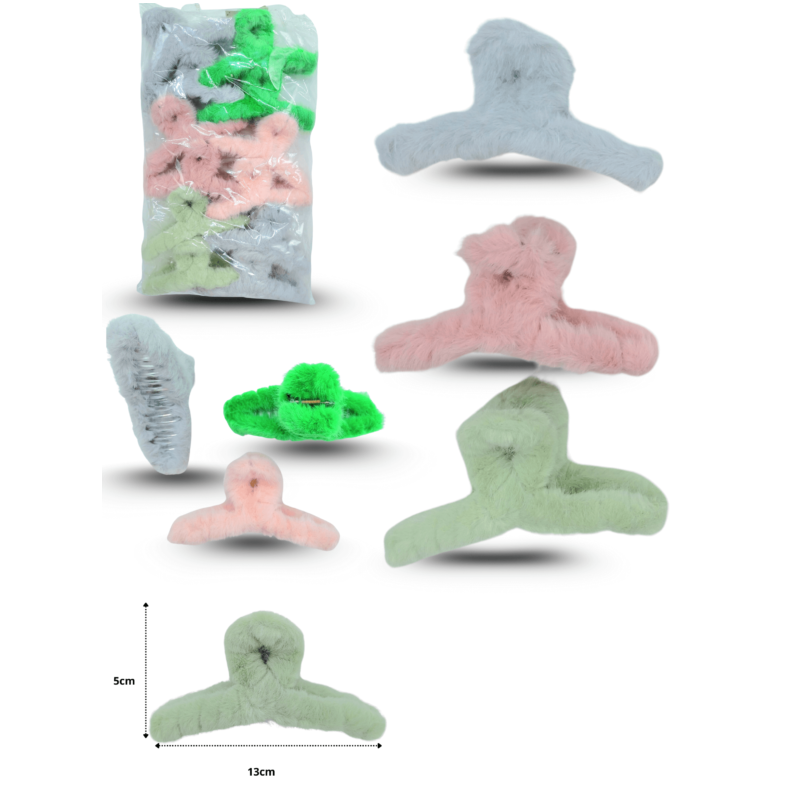 pinza nudo peluche 14cm C/12 HLK-1299